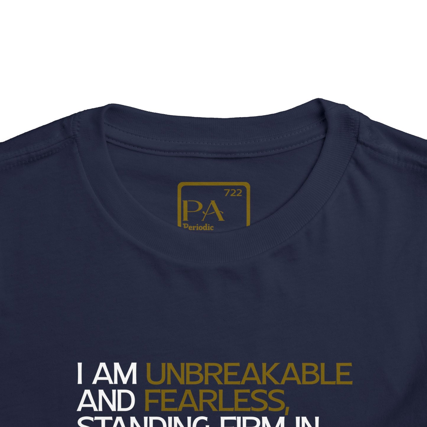 Periodic Affirmations™ Toddler T-Shirt (V2) Element 22 Ti Titanium