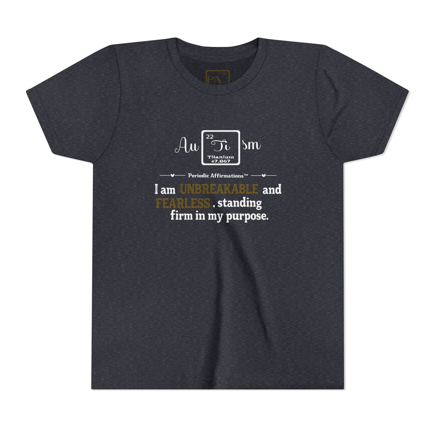 Titanium (Ti) Youth Autism Awareness T-Shirt