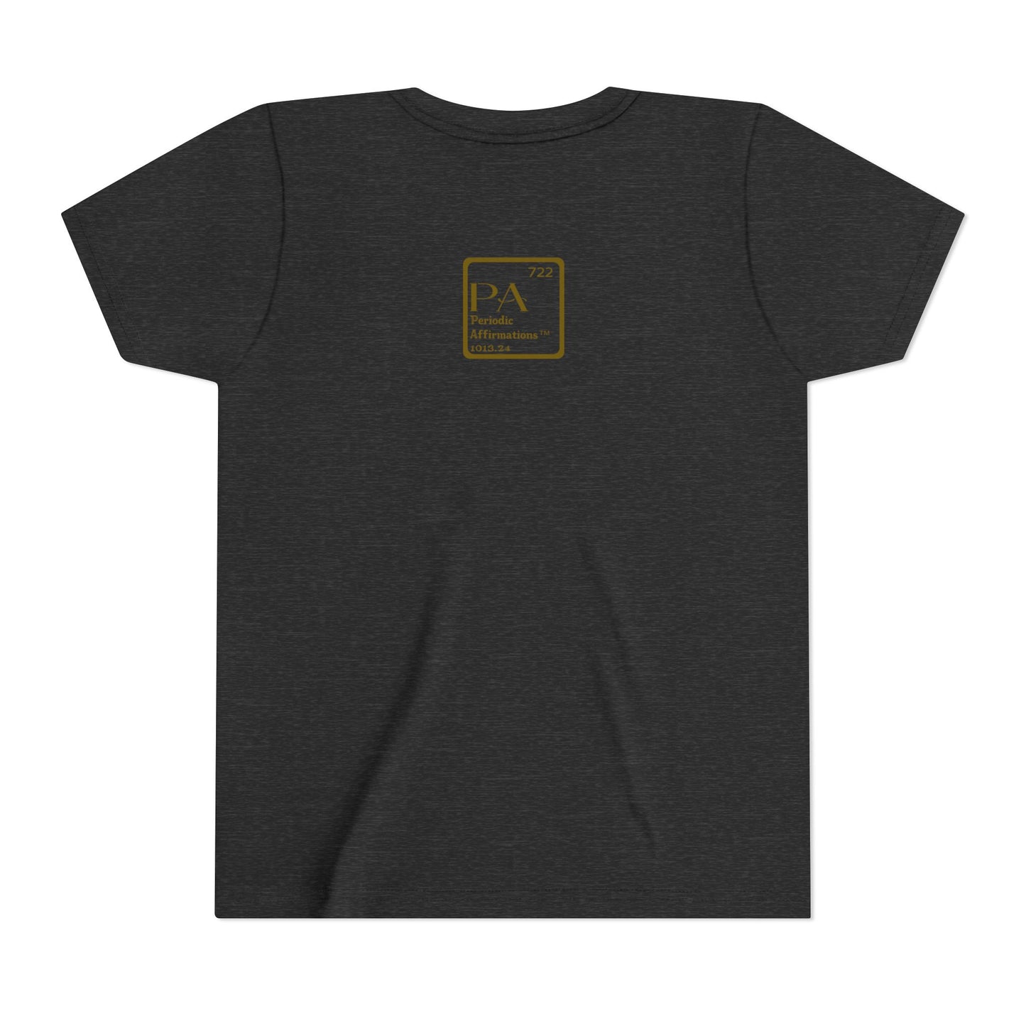 Periodic Affirmations™ Youth T-Shirt Element 6 C Carbon
