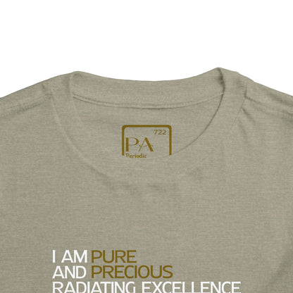 Periodic Affirmations™ Toddler T-Shirt (V2) Element 78 Pt Platinum