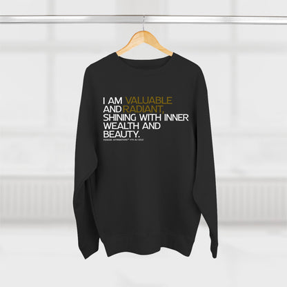 Periodic Affirmations™ Sweatshirt (v2) Element 79 Au Gold