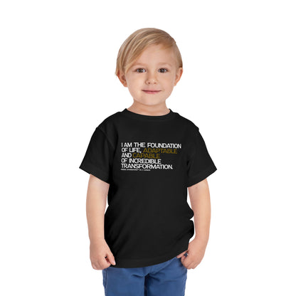 Periodic Affirmations™ Toddler T-Shirt (V2) Element 6 C Carbon