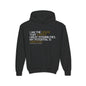 Periodic Affirmations™ Youth Hoodie (V2) Element 1 H Hydrogen