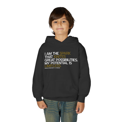 Periodic Affirmations™ Youth Hoodie (V2) Element 1 H Hydrogen
