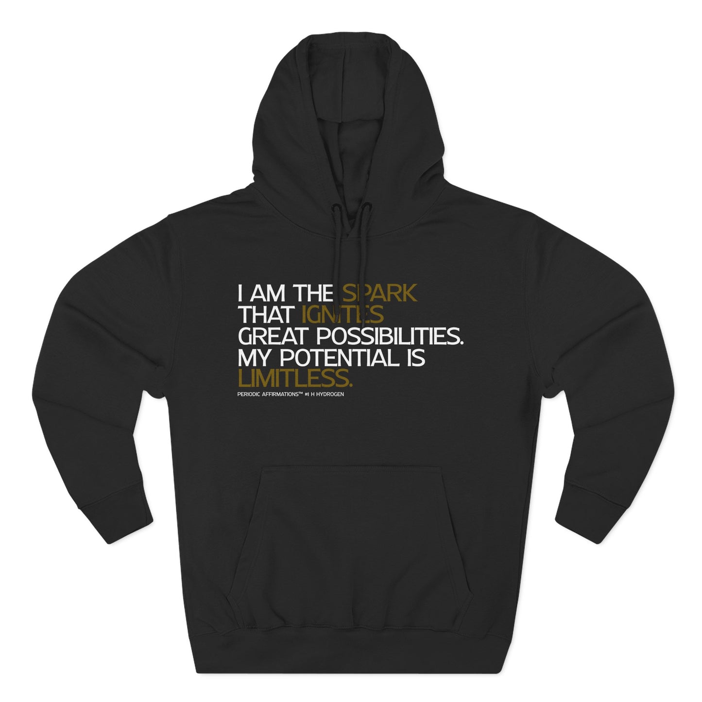 Periodic Affirmations™ Hoodie (V2) Element 1 H Hydrogen