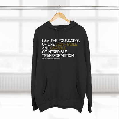 Periodic Affirmations™ Hoodie (V2) Element 6 C Carbon