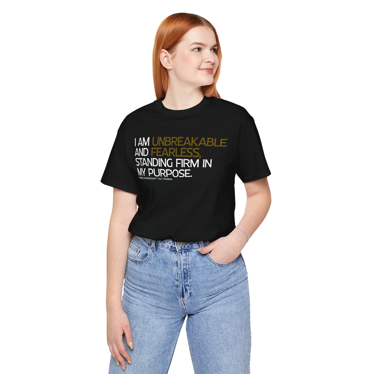 Periodic Affirmations™ T-Shirt (V2) Element 22 Ti Titanium