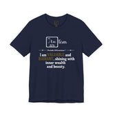 79 Au Gold Affirmation Autism Awareness T-Shirt