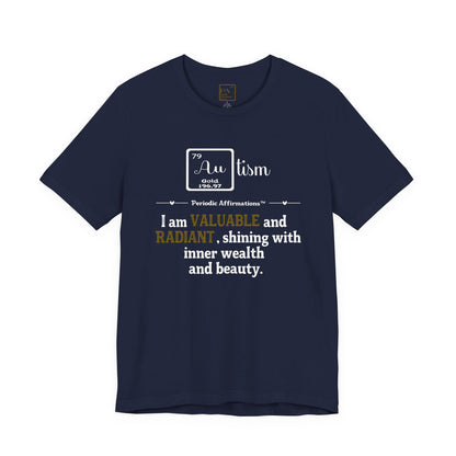 Gold (Au) Autism Awareness T-Shirt