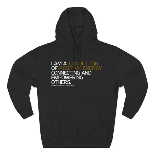 Periodic Affirmations™ Hoodie (V2) Element 29 Cu Copper