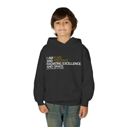 Periodic Affirmations™ Youth Hoodie (V2) Element 78 Pt Platinum