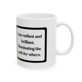 111 Rg Roentgenium Affirmation Mug