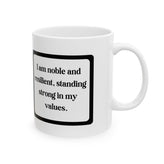 77 Ir Iridium Affirmation Mug