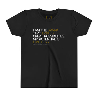 Periodic Affirmations™ Youth T-Shirt (V2) Element 1 H Hydrogen