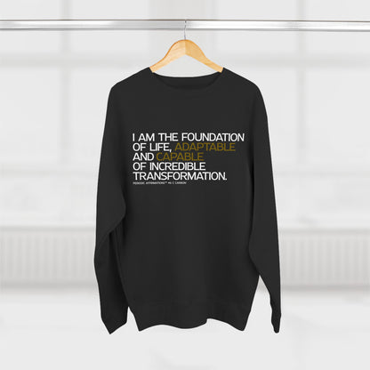 Periodic Affirmations™ Sweatshirt (v2) Element 6 C Carbon