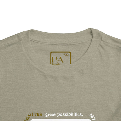 Periodic Affirmations™ Toddler T-Shirt Element 1 H Hydrogen