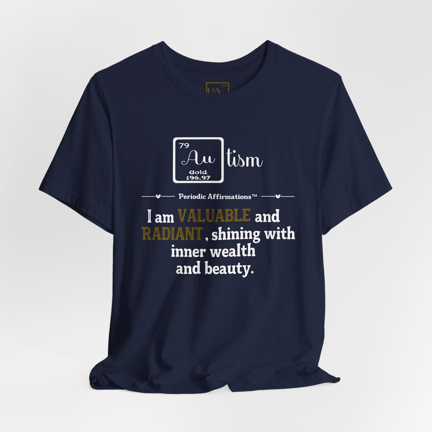 Gold (Au) Autism Awareness T-Shirt