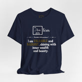 79 Au Gold Affirmation Autism Awareness T-Shirt