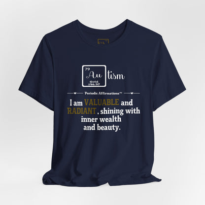 Gold (Au) Autism Awareness T-Shirt