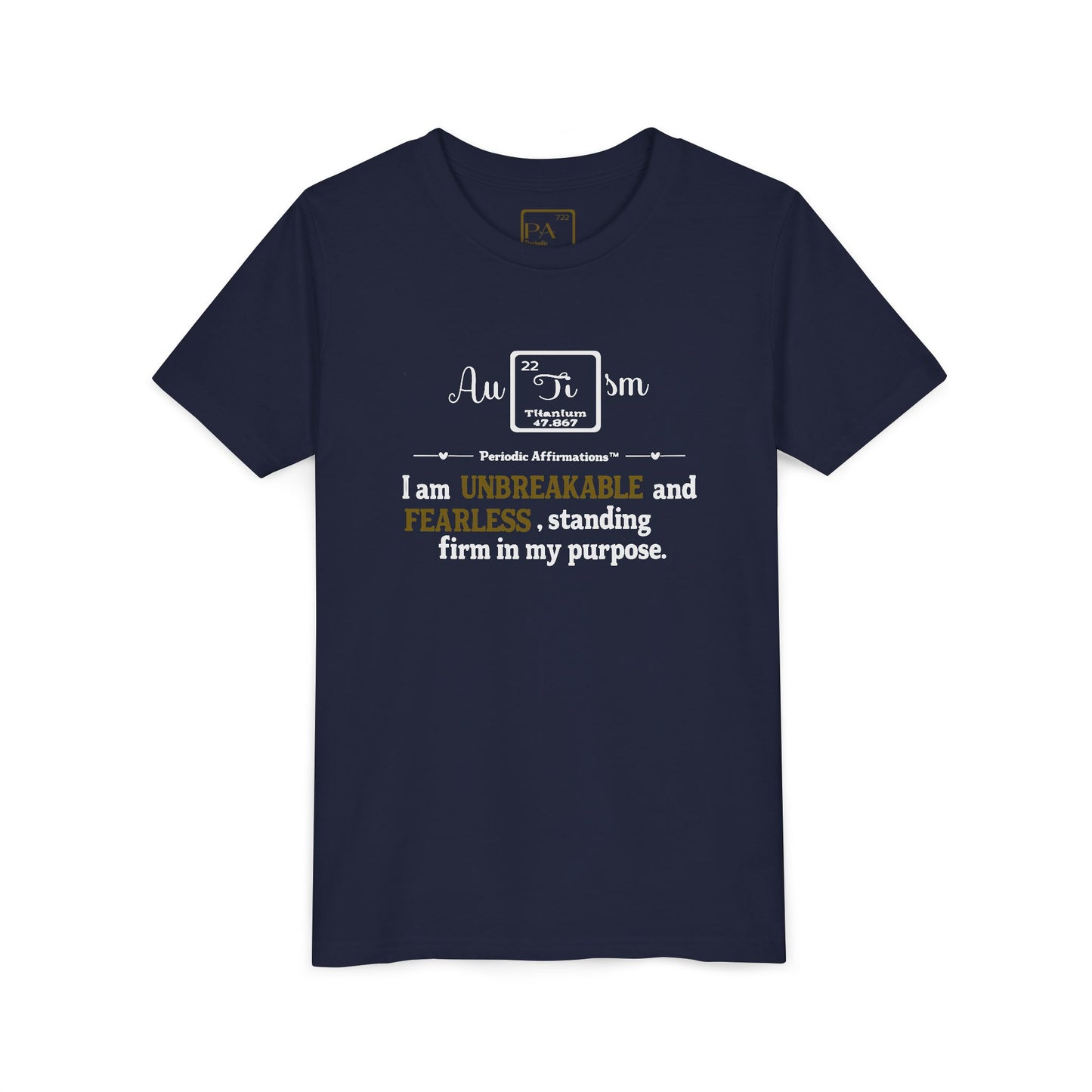 Titanium (Ti) Youth Autism Awareness T-Shirt
