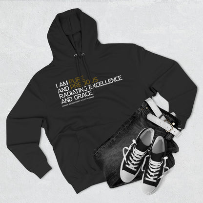 Periodic Affirmations™ Hoodie (V2) Element 78 Pt Platinum