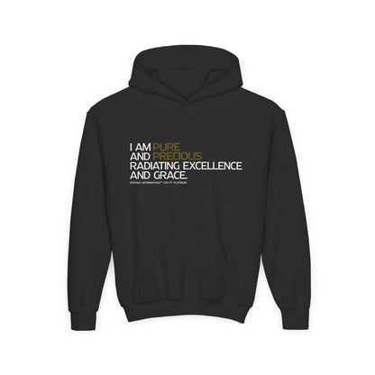 Periodic Affirmations™ Youth Hoodie (V2) Element 78 Pt Platinum