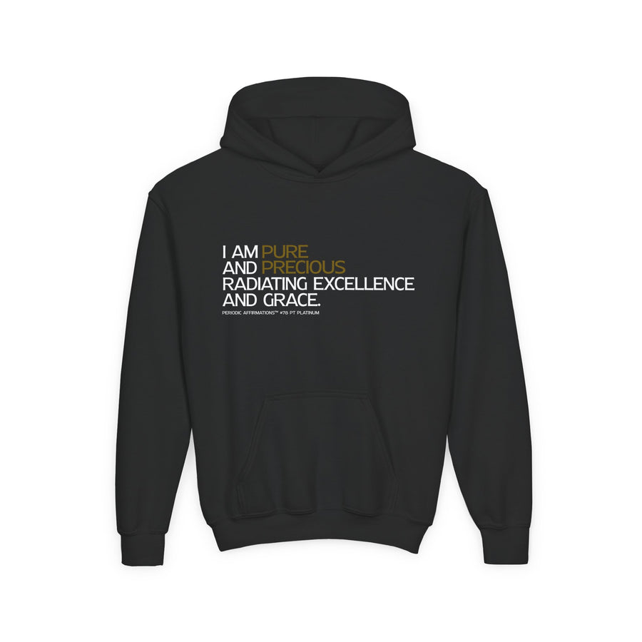 78 Pt Platinum Affirmation Youth Hoodie (V2)