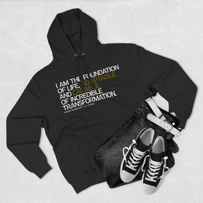 Periodic Affirmations™ Hoodie (V2) Element 6 C Carbon