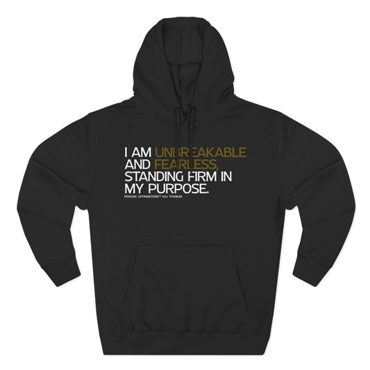Periodic Affirmations™ Hoodie (V2) Element 22 Ti Titanium