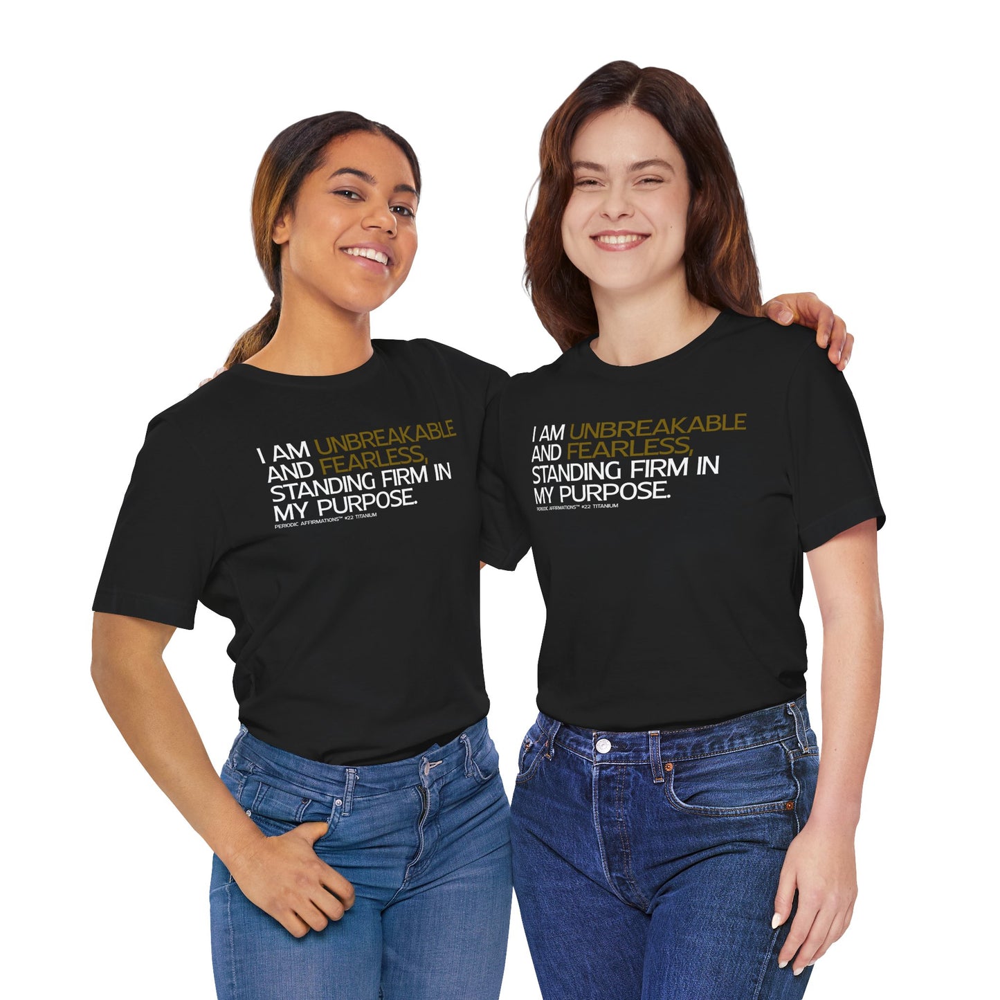 Periodic Affirmations™ T-Shirt (V2) Element 22 Ti Titanium