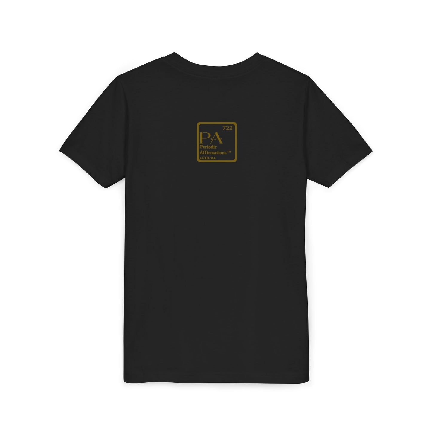 Periodic Affirmations™ Youth T-Shirt (V2) Element 6 C Carbon