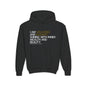 Periodic Affirmations™ Youth Hoodie (V2) Element 79 Au Gold
