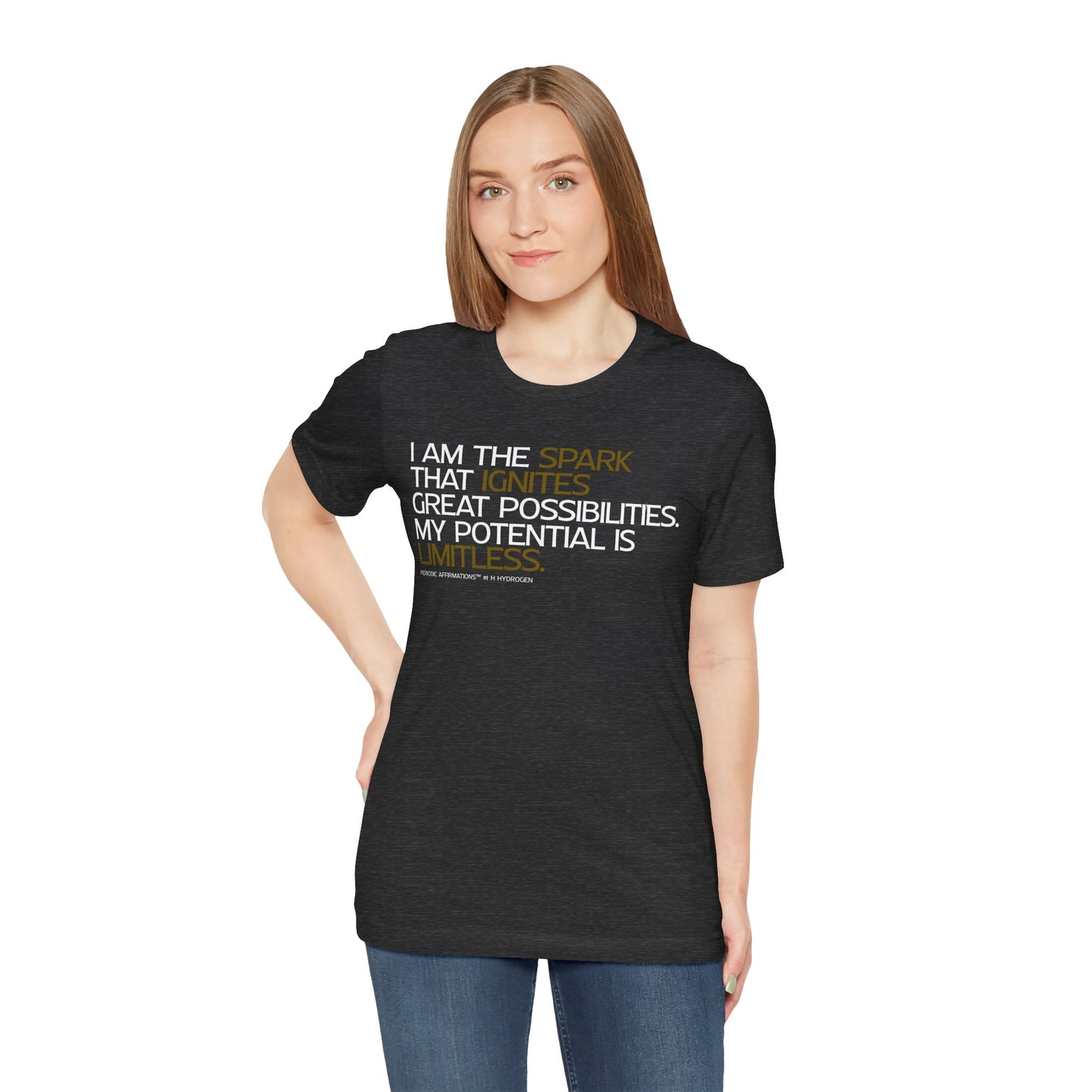 Periodic Affirmations™ T-Shirt (V2) Element 1 H Hydrogen