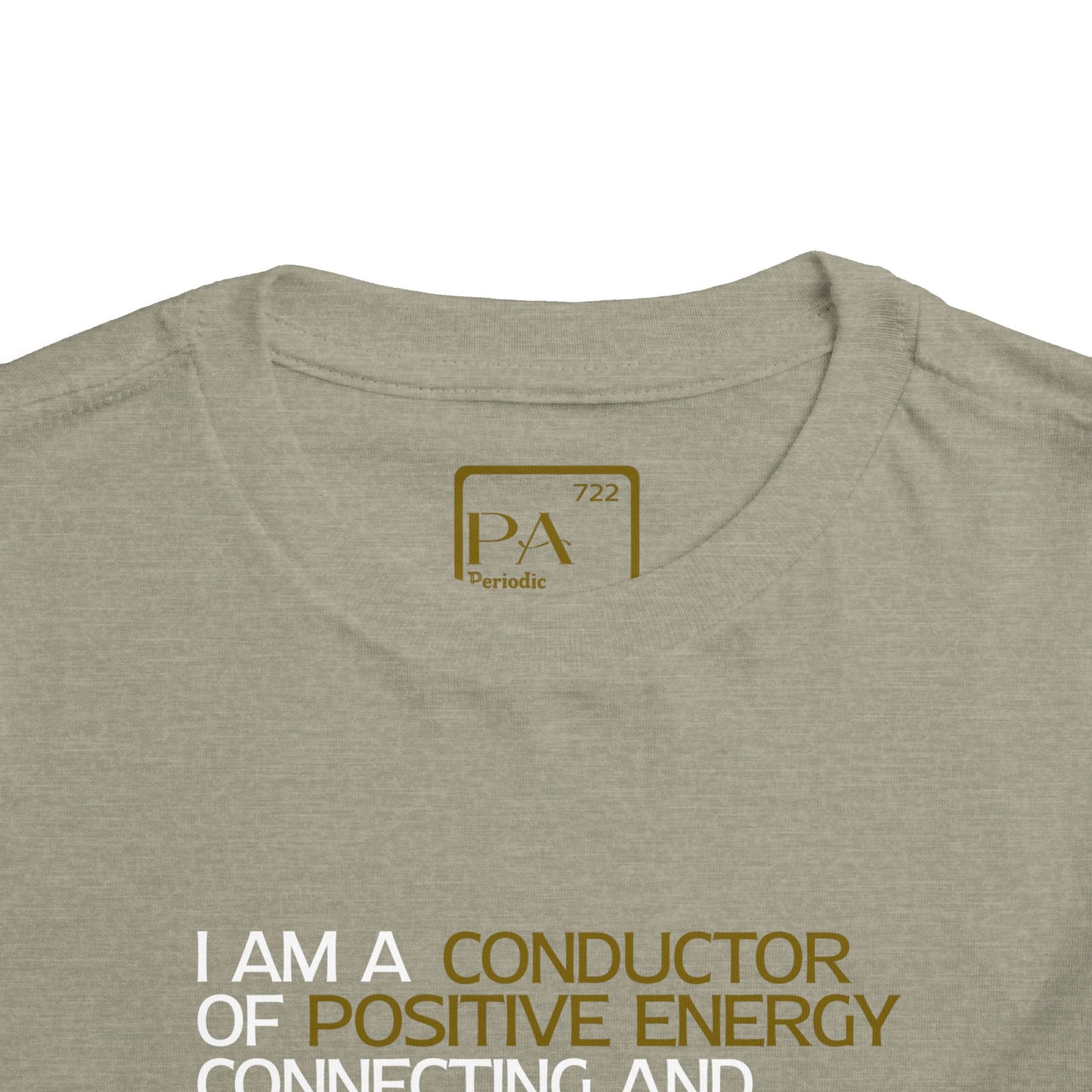 Periodic Affirmations™ Toddler T-Shirt (V2) Element 29 Cu Copper