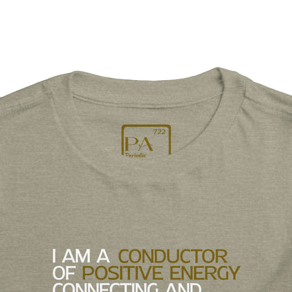 Periodic Affirmations™ Toddler T-Shirt (V2) Element 29 Cu Copper