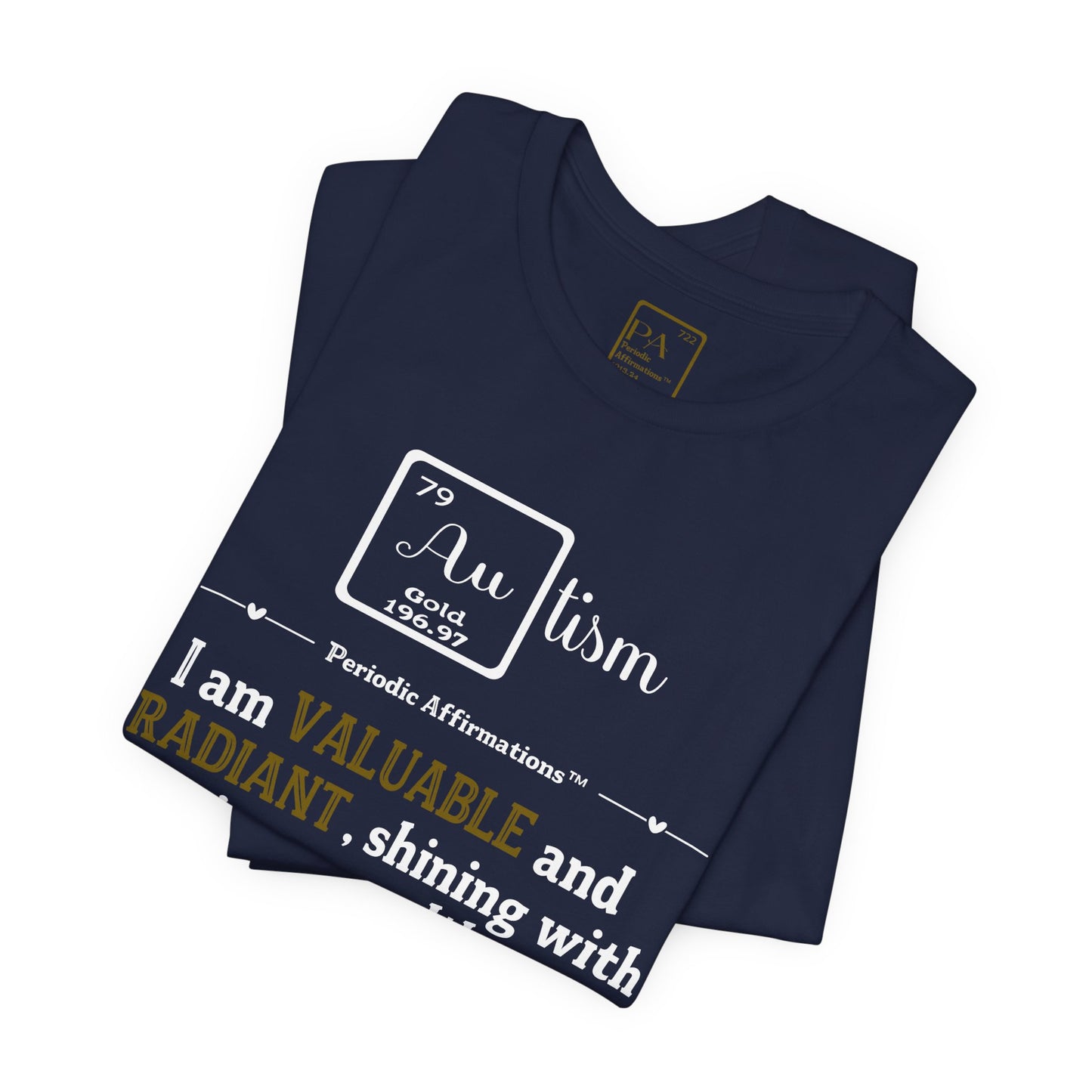 Gold (Au) Autism Awareness T-Shirt