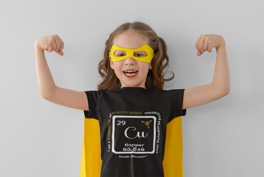 Periodic Affirmations™ Toddler T-Shirt Element 29 Cu Copper