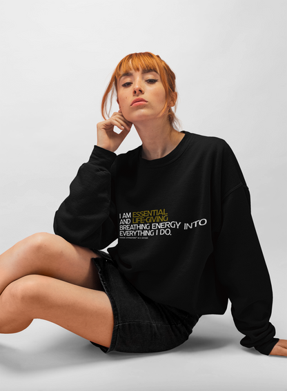 Periodic Affirmations™ Sweatshirt (v2) Element 8 O Oxygen