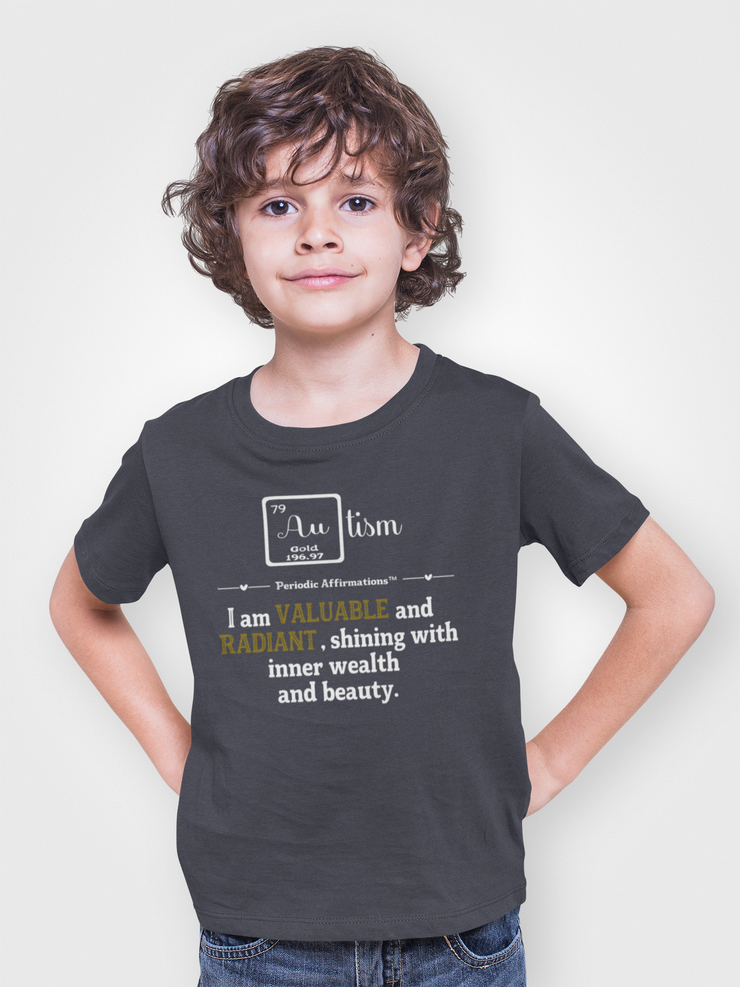 Gold (Au) Autism Awareness T-Shirt