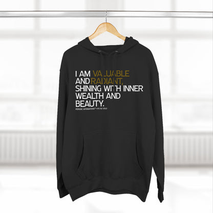 Periodic Affirmations™ Hoodie (V2) Element 79 Au Gold