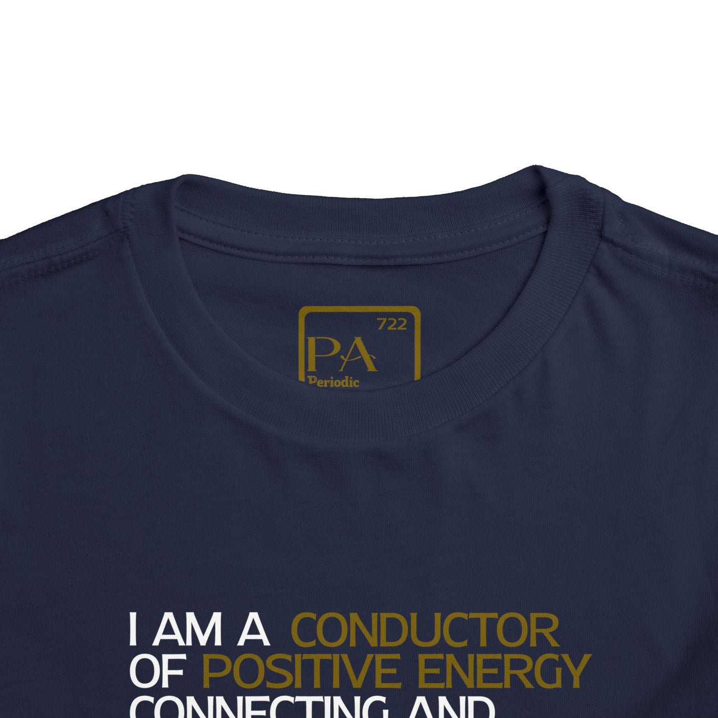 Periodic Affirmations™ Toddler T-Shirt (V2) Element 29 Cu Copper