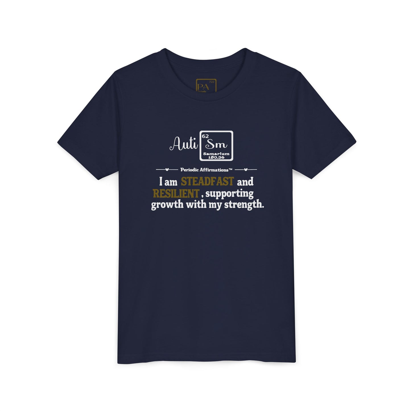 Samarium (Sm) Youth Autism Awareness T-Shirt