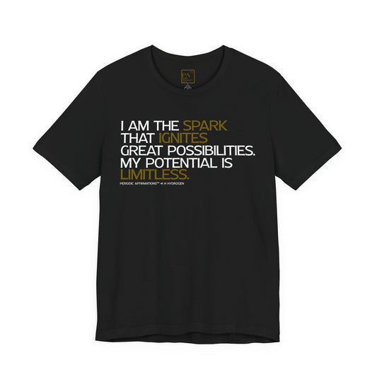 Periodic Affirmations™ T-Shirt (V2) Element 1 H Hydrogen