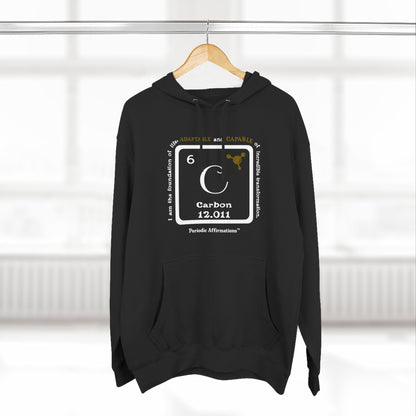 Periodic Affirmations™ Hoodie Element 6 C Carbon
