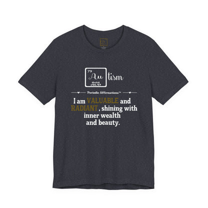 Gold (Au) Autism Awareness T-Shirt