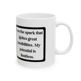 1 H Hydrogen Affirmation Mug
