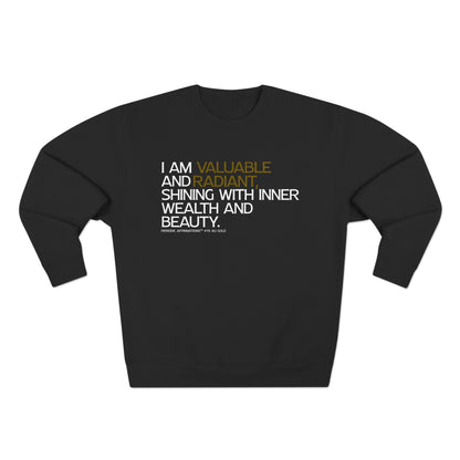 Periodic Affirmations™ Sweatshirt (v2) Element 79 Au Gold