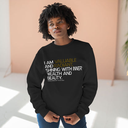 Periodic Affirmations™ Sweatshirt (v2) Element 79 Au Gold