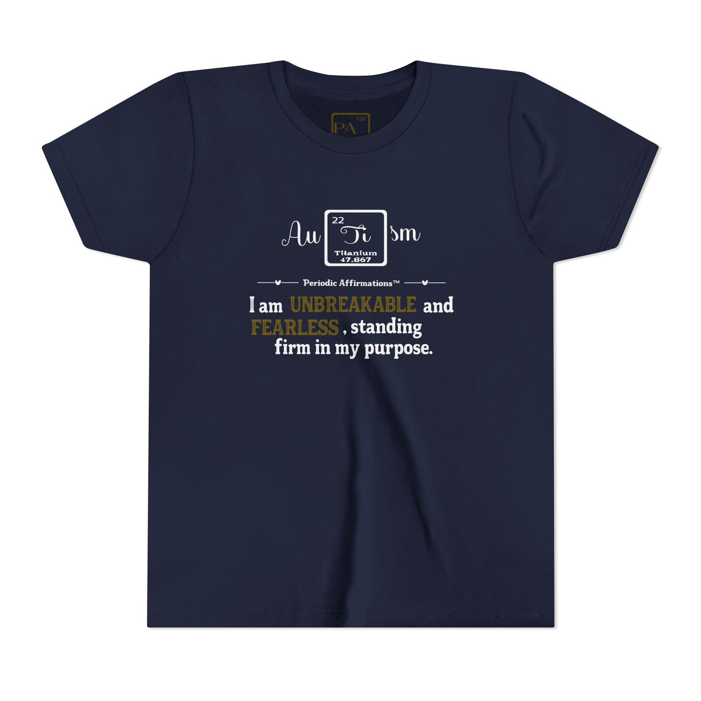 Titanium (Ti) Youth Autism Awareness T-Shirt