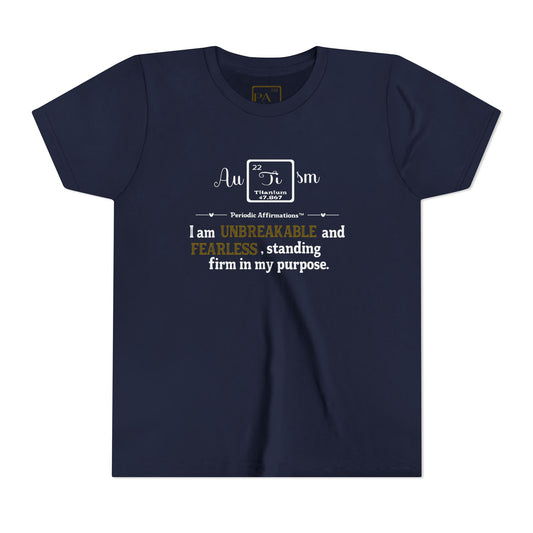 Titanium (Ti) Youth Autism Awareness T-Shirt